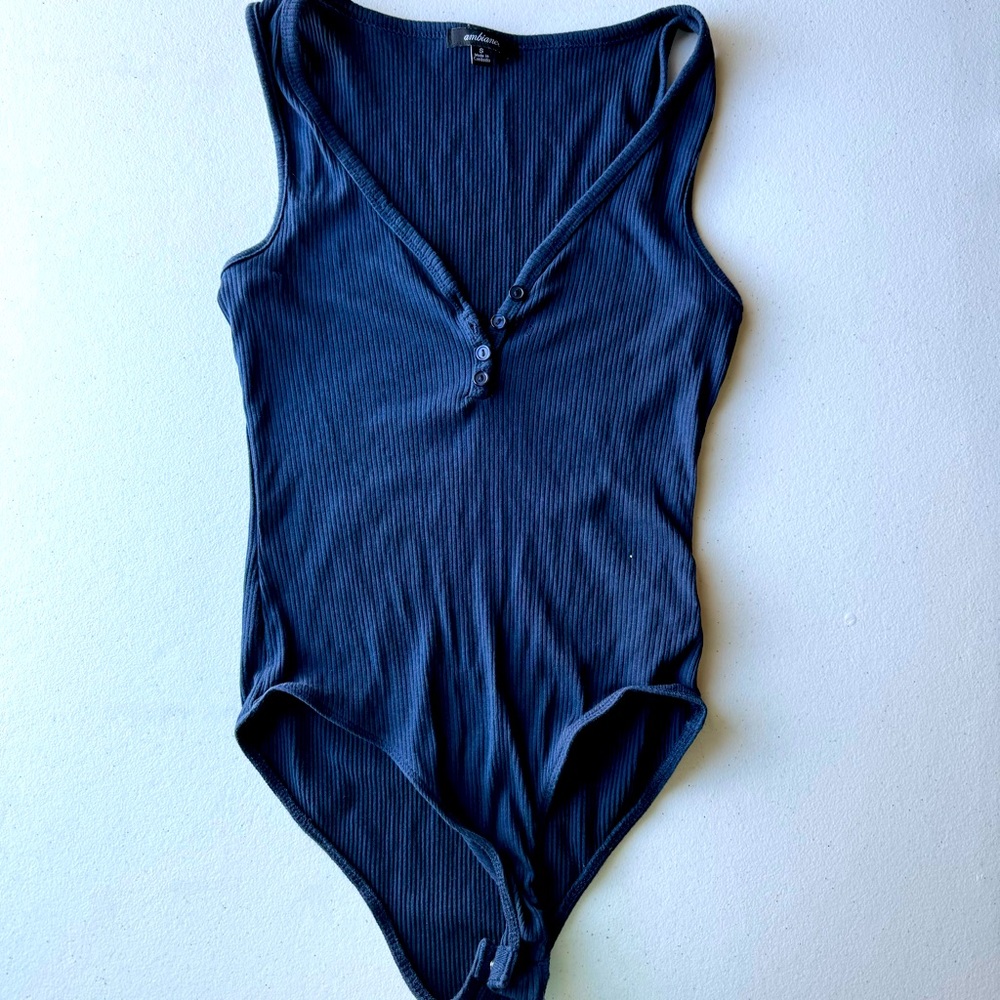 Ambiance Ribbed Tank Onesie | Size S